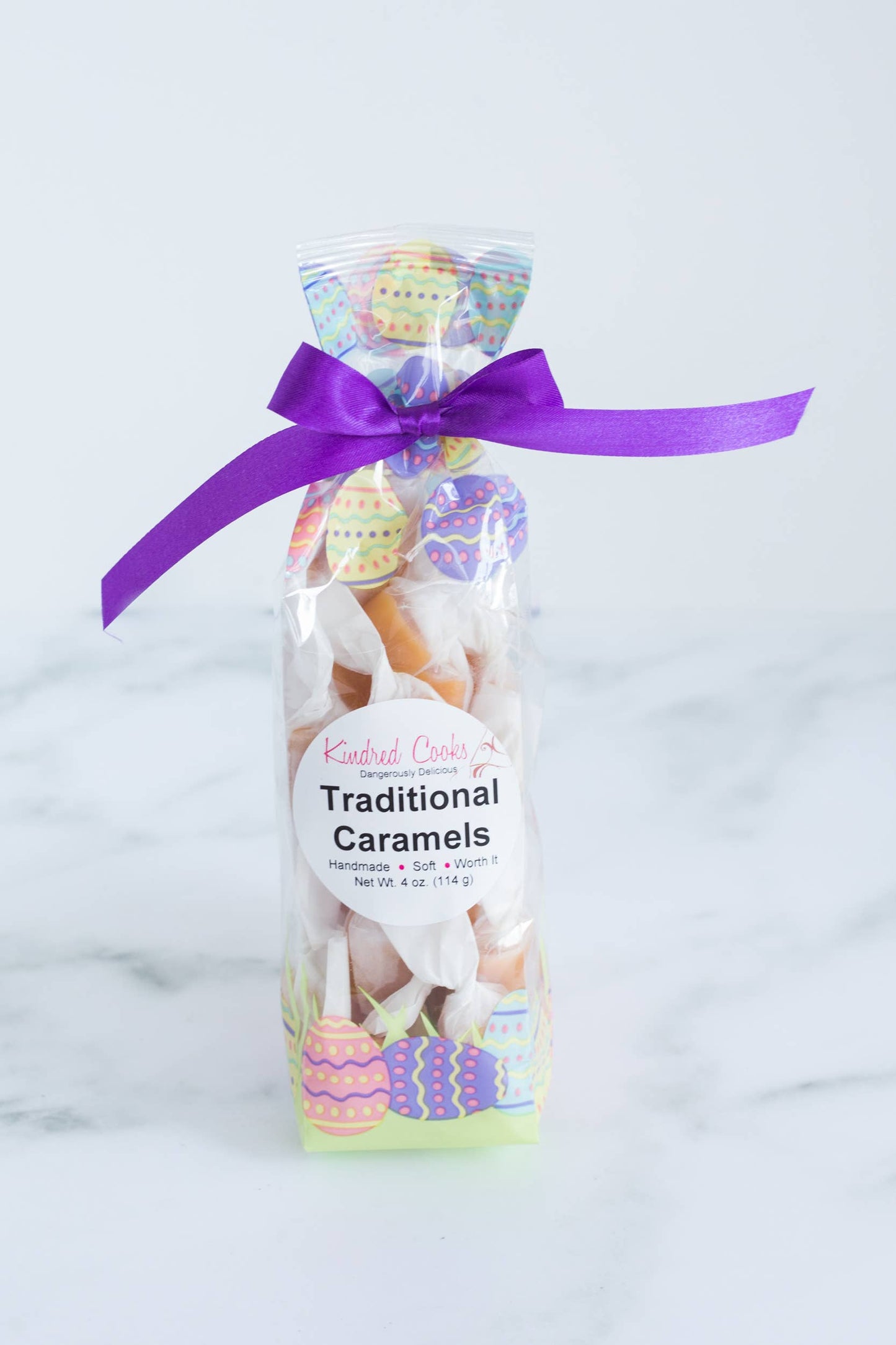 Easter Sea Salt Caramels, 4 oz. Bag