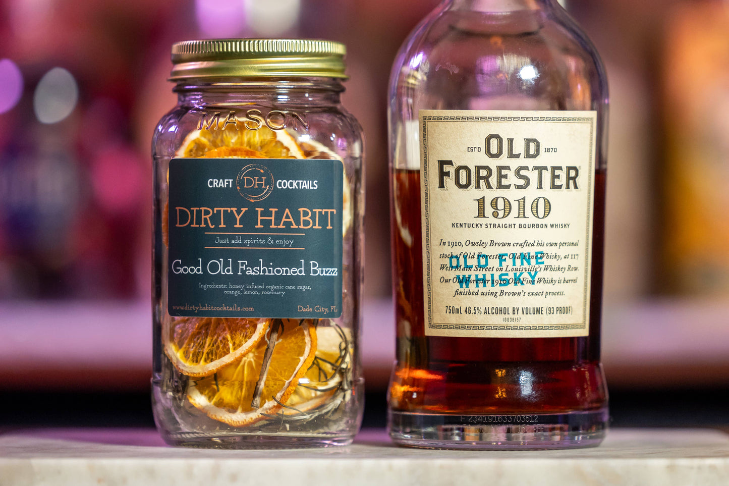 Good Old Fashioned Buzz Dirty Habit Cocktail Mix