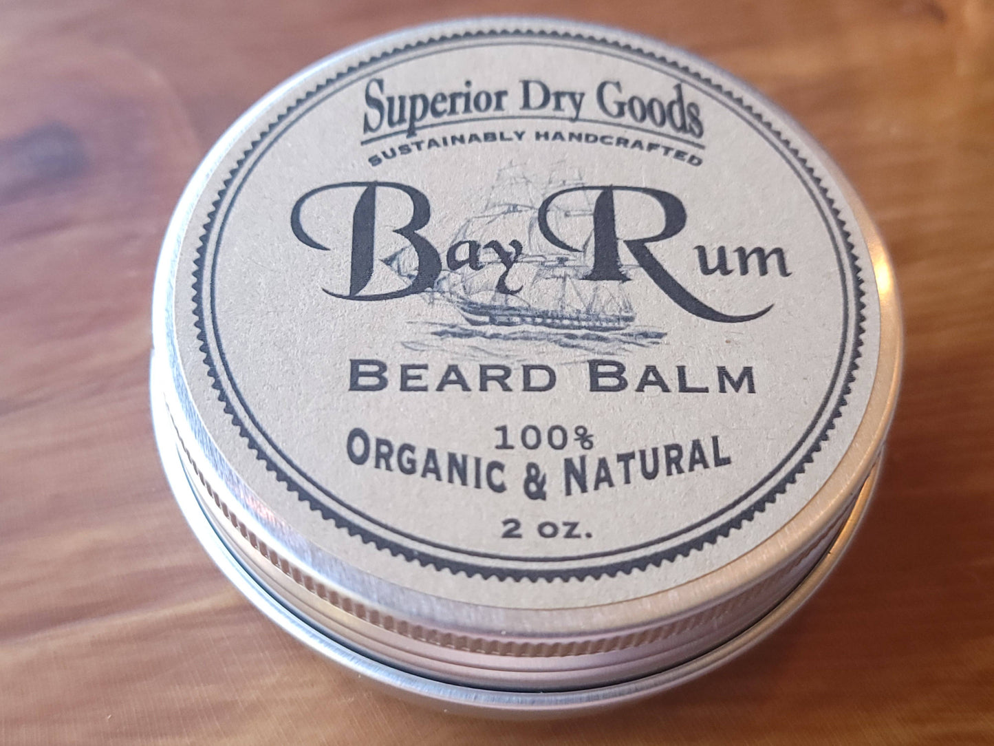 Organic Bay Rum Beard Balm | All Natural