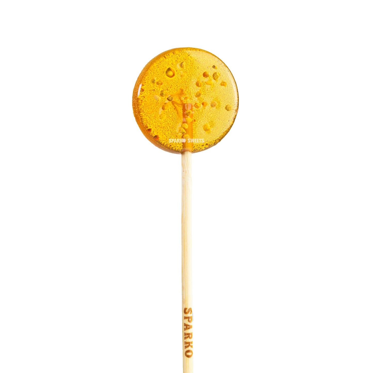 Honey Bee Pollen Lollipops - 1.7"