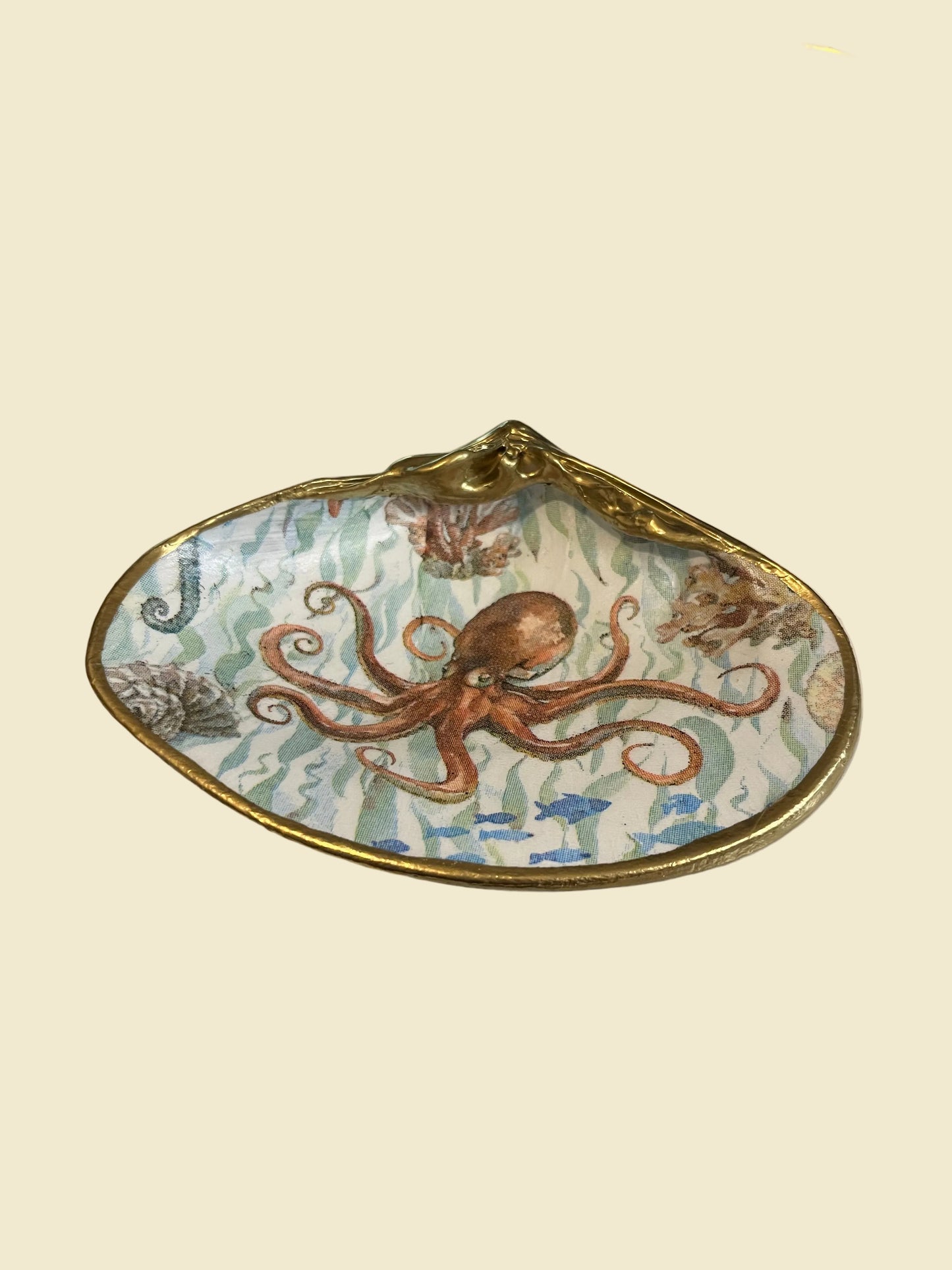 Shell Dish | Octopus green