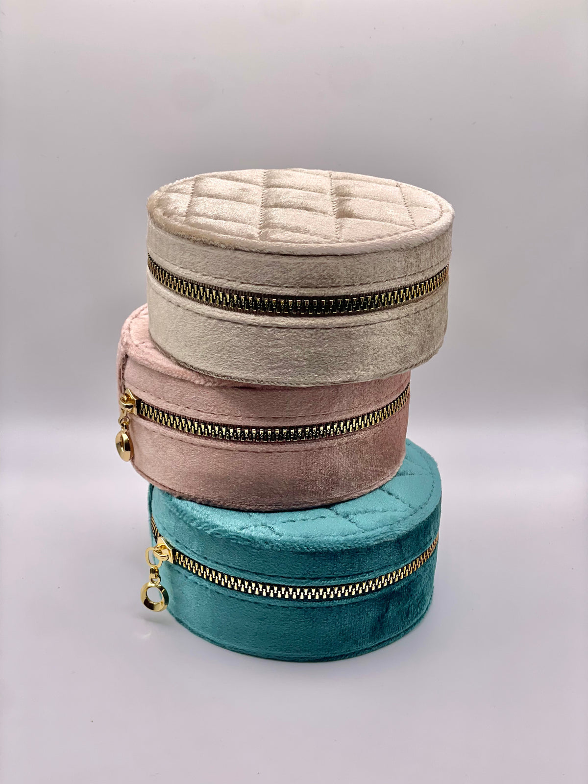 Round Jewelry Case Velvet | Variety