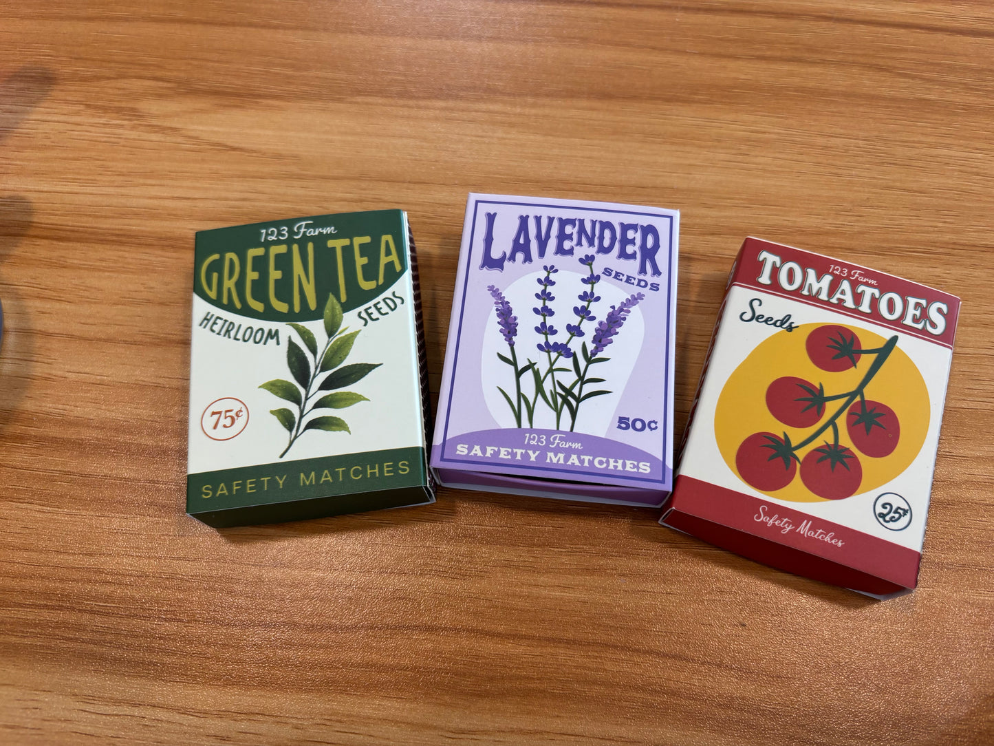 Flower Market Matchboxes