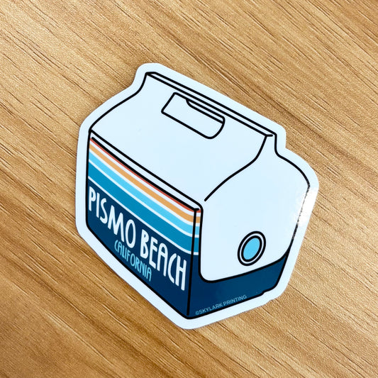 Pismo Beach Little Cooler Sticker