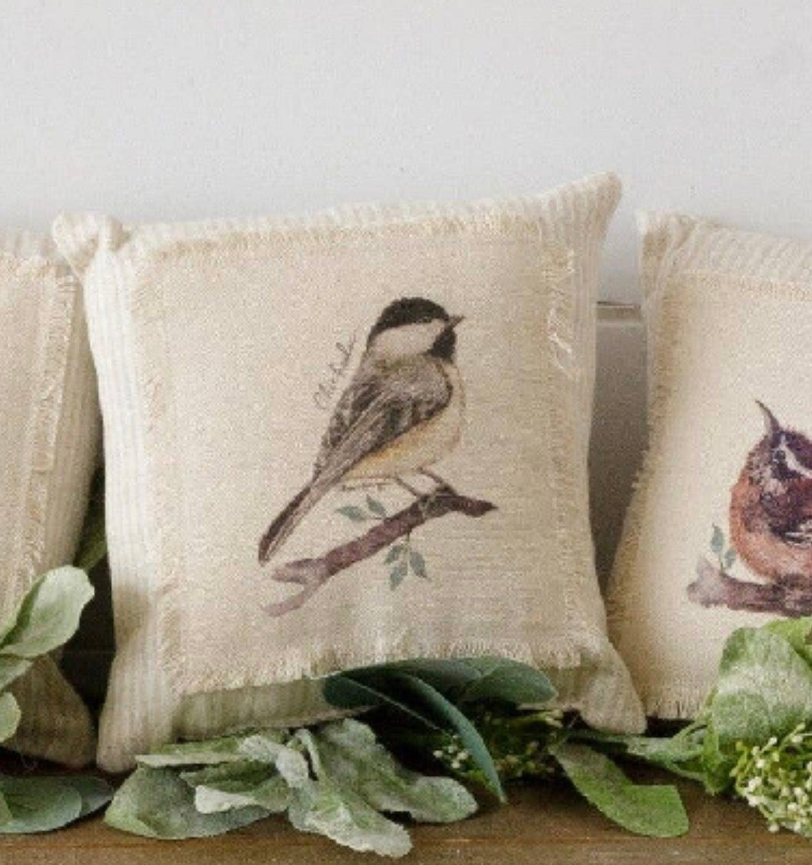 Mini Pillows - Birds On Branch