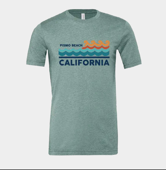 Retro Tides  Customizable Tee