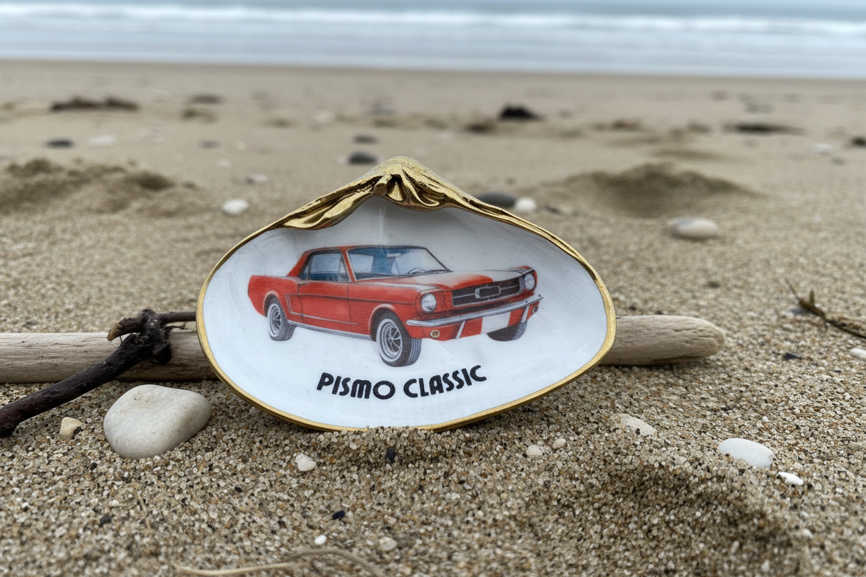 Shell Art - Red Mustang Pismo Classic
