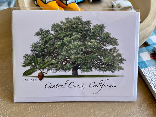 Central Coast Live Oak Everyday Greeting Card, Recycled Material