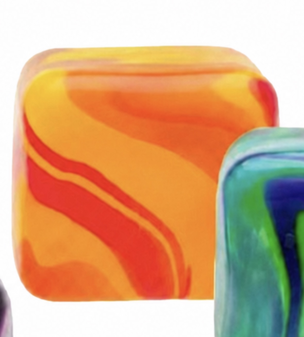 Ice Cube Swirl Squishy Sensory Toy