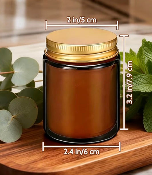 Sea Glass Soy Wax Candle – Eucalyptus Mint, 6 oz | Pismo Pier Co.