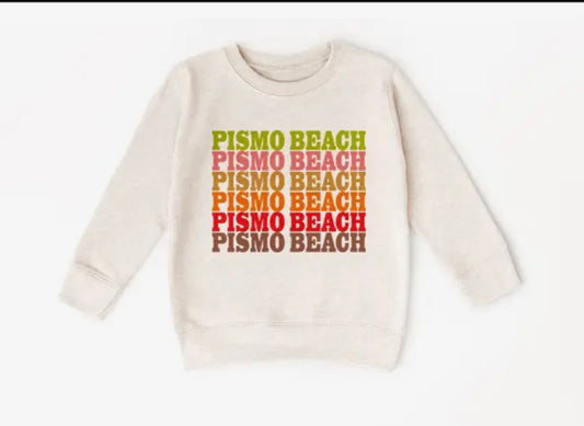 Pismo Beach Supergraphics Repeat - Toddler Fleece Sweatshirt