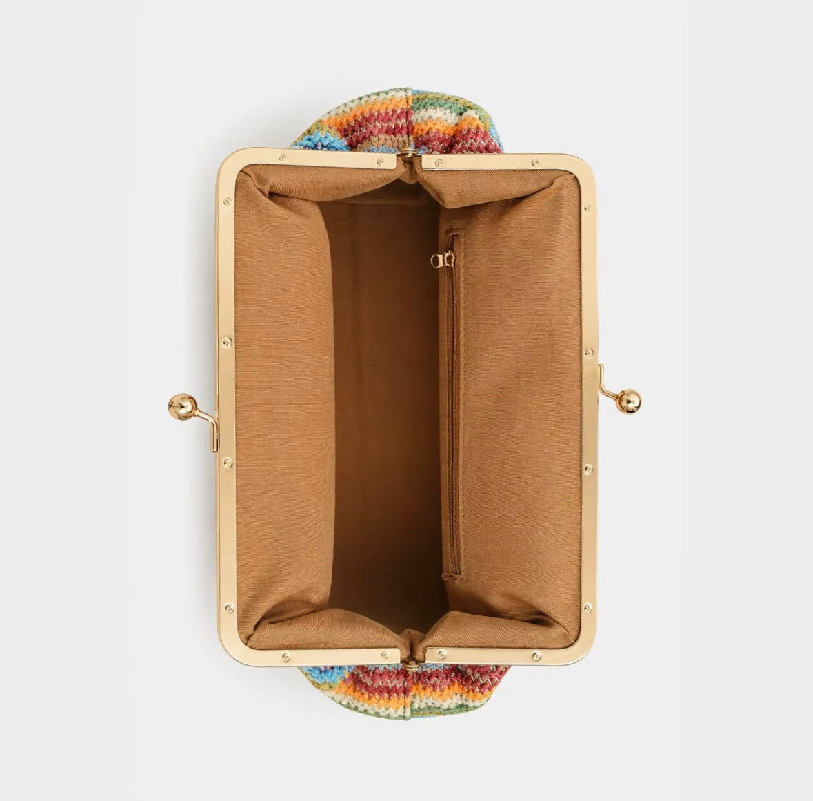 Vintage Woven Purse Shoulder Bag | Retro Frame Handbag