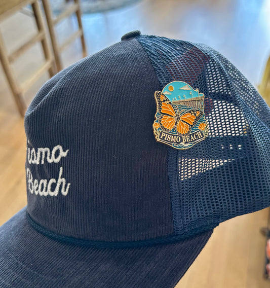 Pismo Pier Monarch Enamel Pin