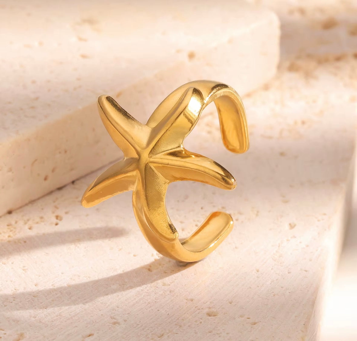 Starfish Adjustable Ring