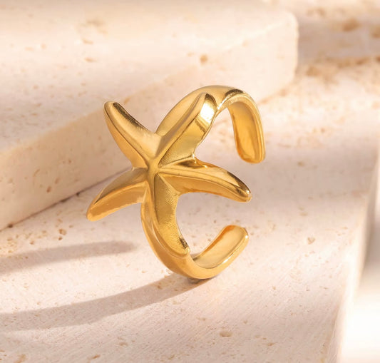 Starfish Adjustable Ring