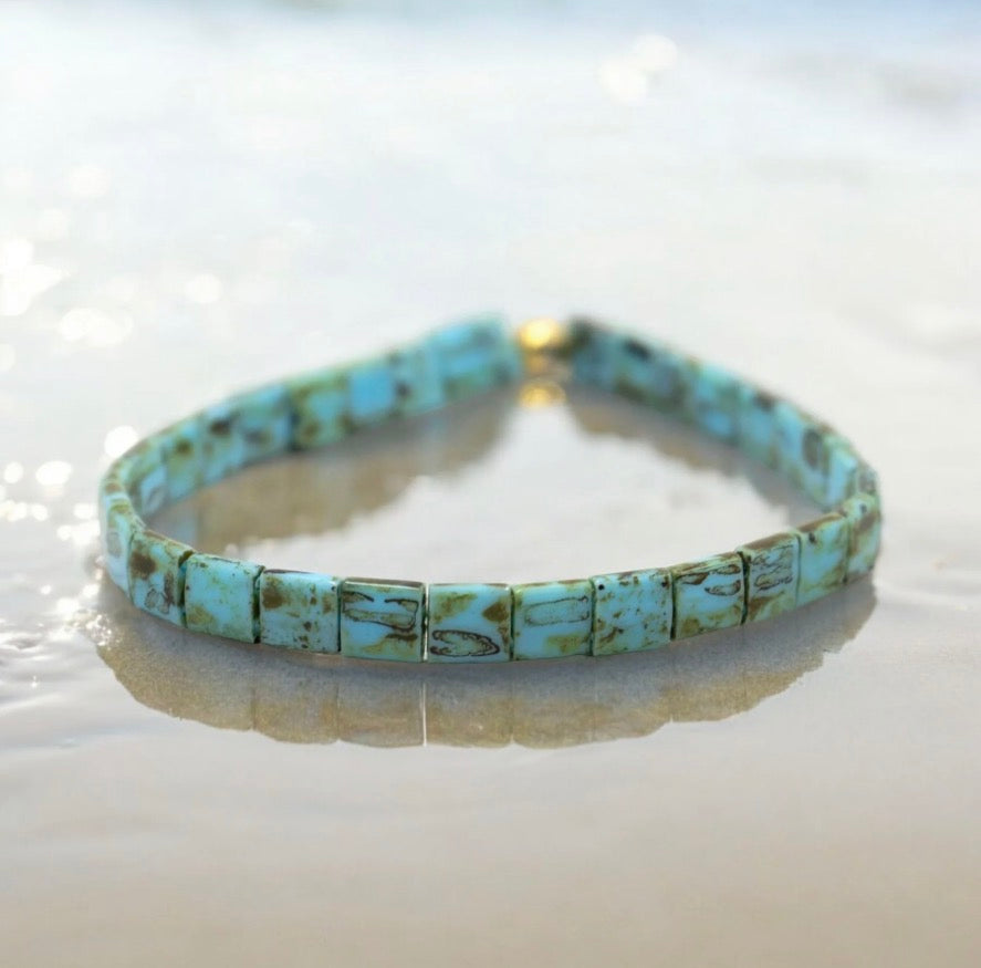 Dirty Teal - Tila Bracelet