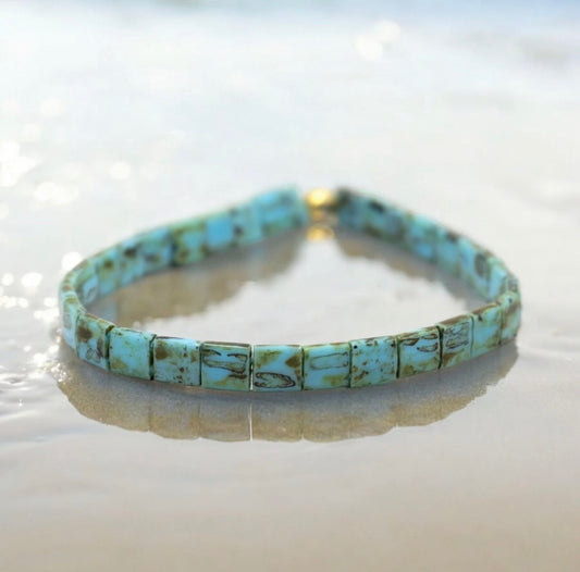 Dirty Teal - Tila Bracelet