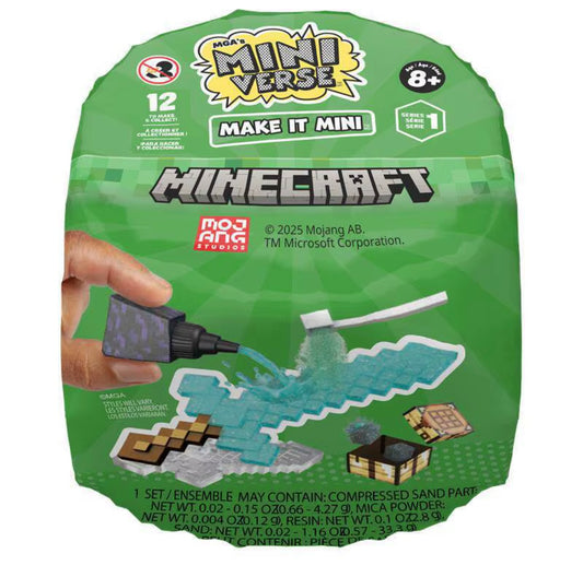 MGA’s Miniverse Make It Mini Minecraft DIY Mystery Collectible, Series 1
