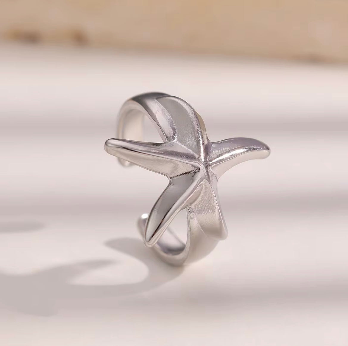 Starfish Adjustable Ring