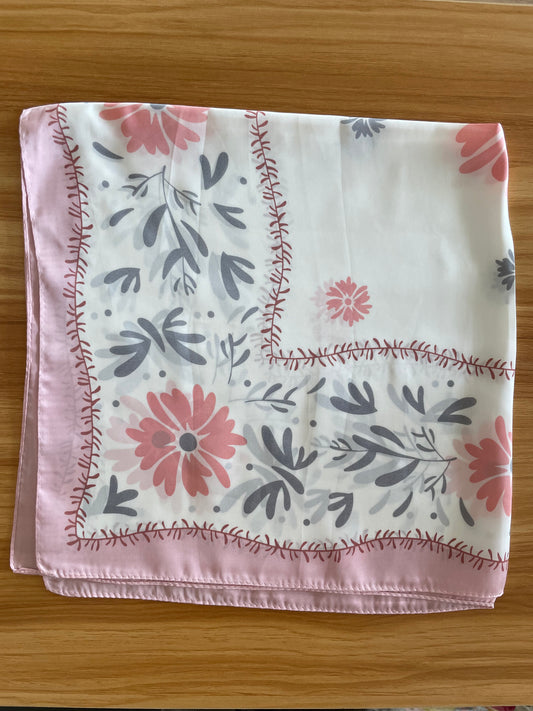 Bandana Scarf - Paisley Pink