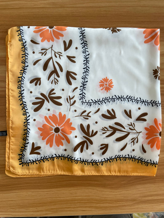 Bandana Scarf - Paisley Yellow