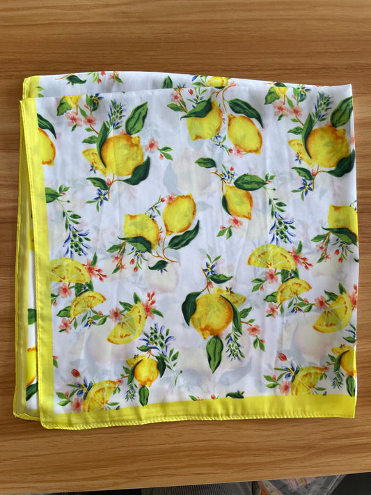 Bandana Scarf - Lemon