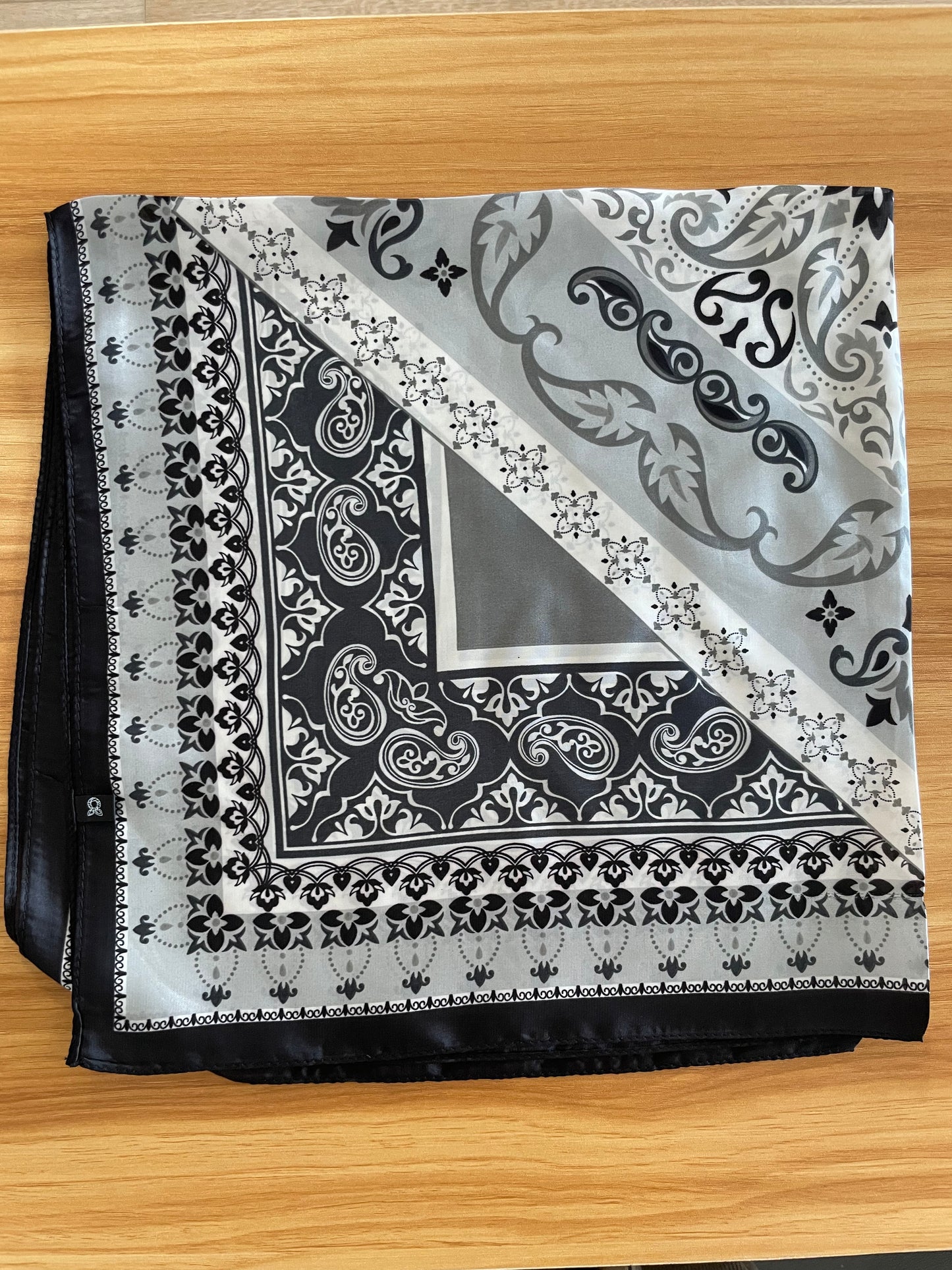 Bandana Head Scarf - Black