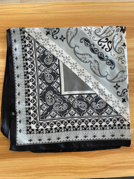 Bandana Head Scarf - Black