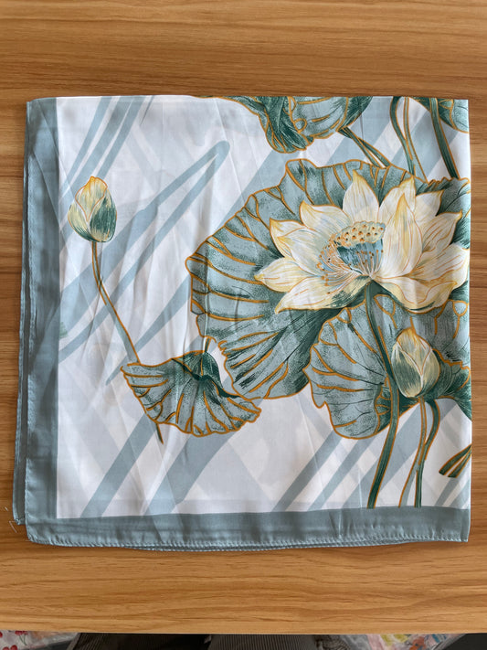 Bandana Scarf - Lotus Grey