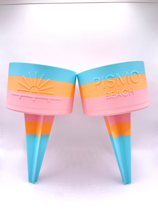 Pismo Beach Sand Cup Holder | Variety of Colors