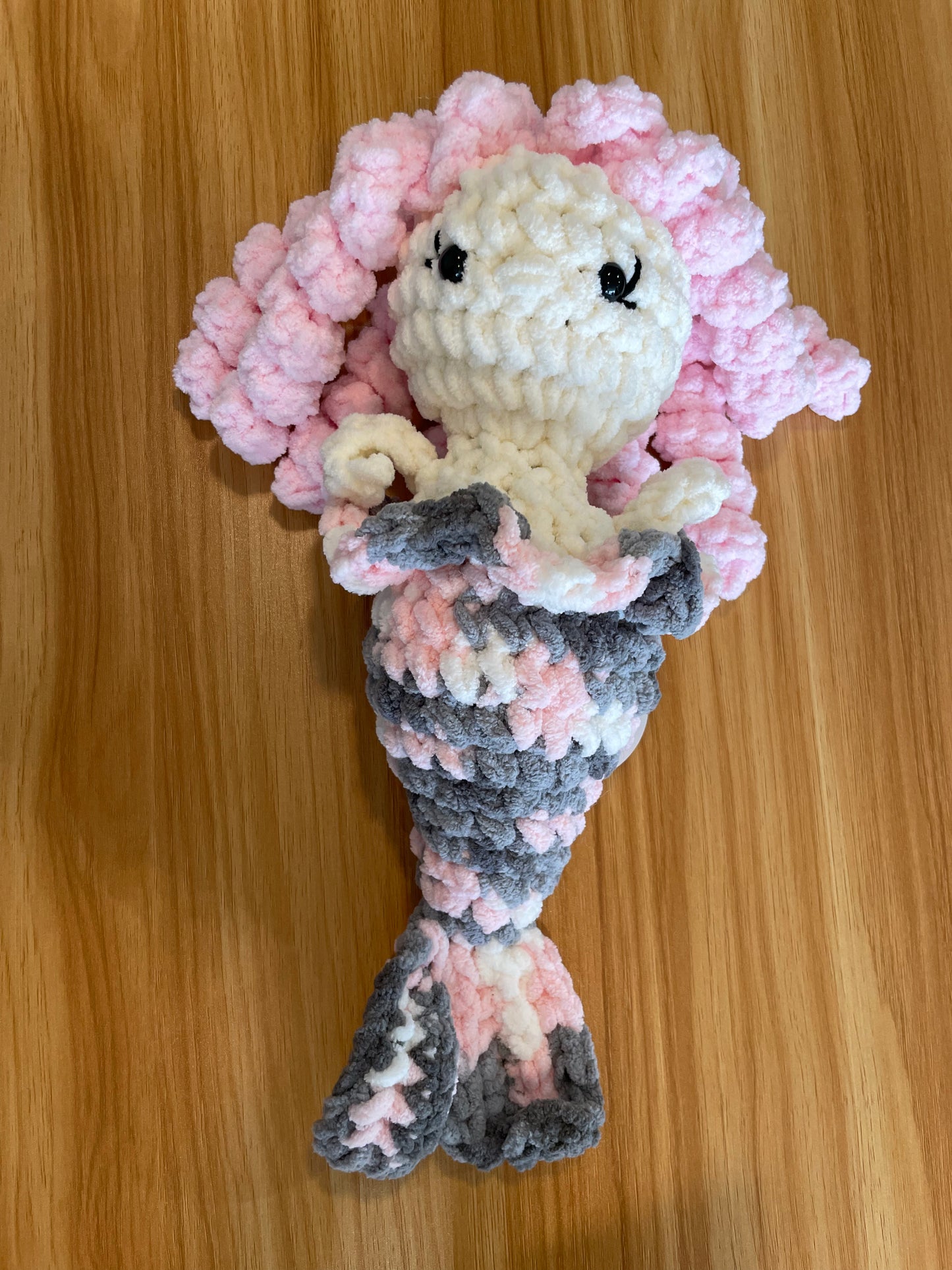 Crochet Plush Mermaid Handmade