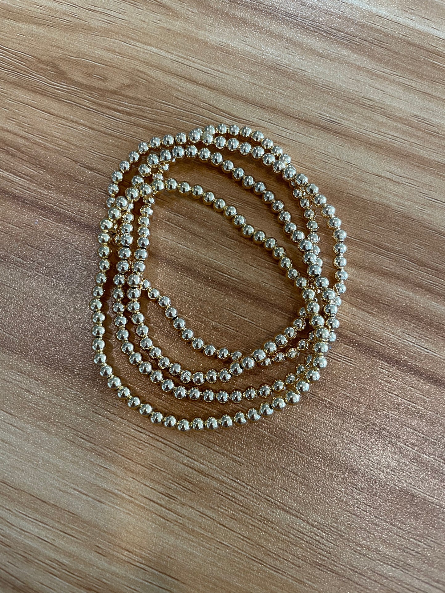 Gold Bead - Tila Bracelet (Single)