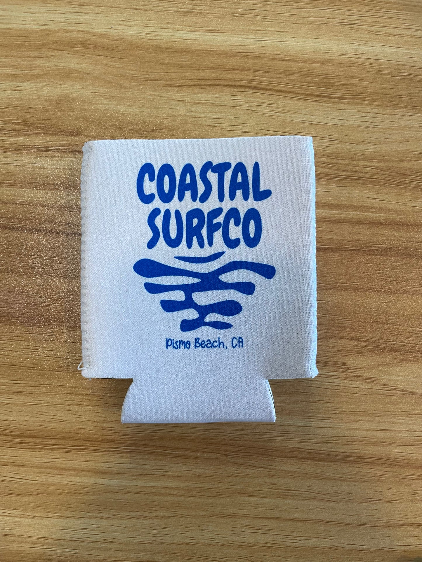 Pismo Beach Slim Can Cooler Koozie - Coastal Drink Sleeve
