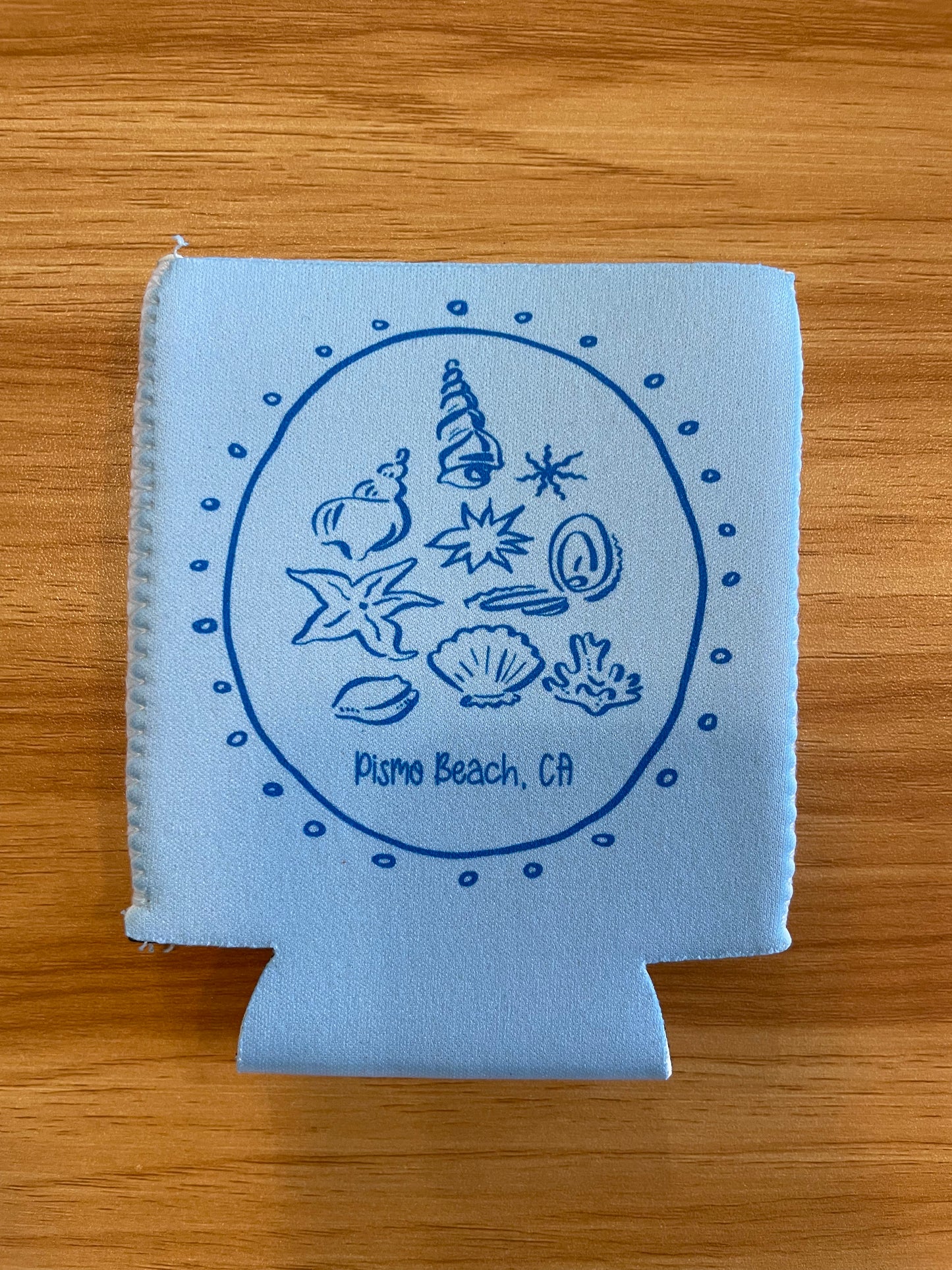 Pismo Beach Slim Can Cooler Koozie - Coastal Drink Sleeve