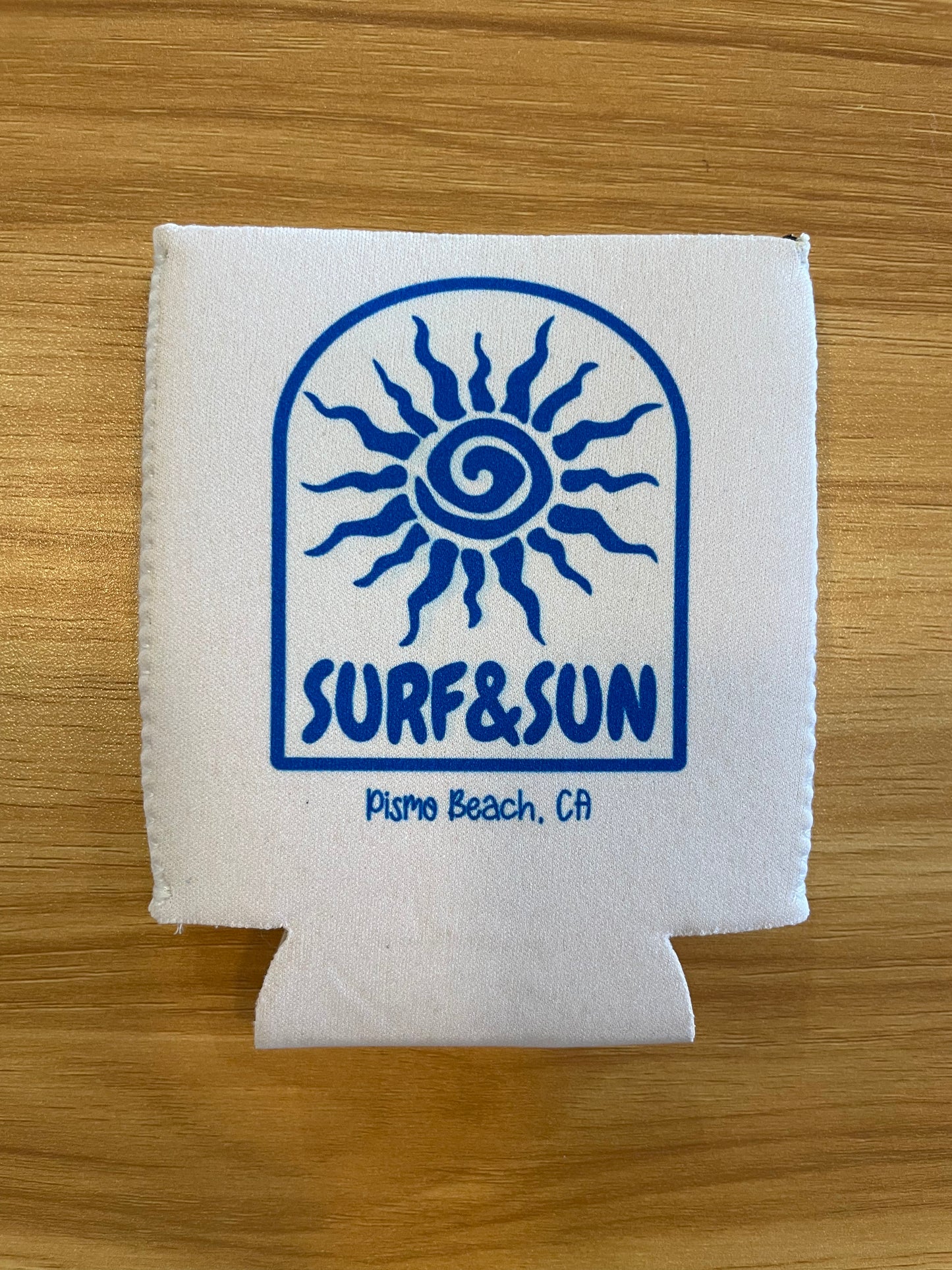 Pismo Beach Slim Can Cooler Koozie - Coastal Drink Sleeve