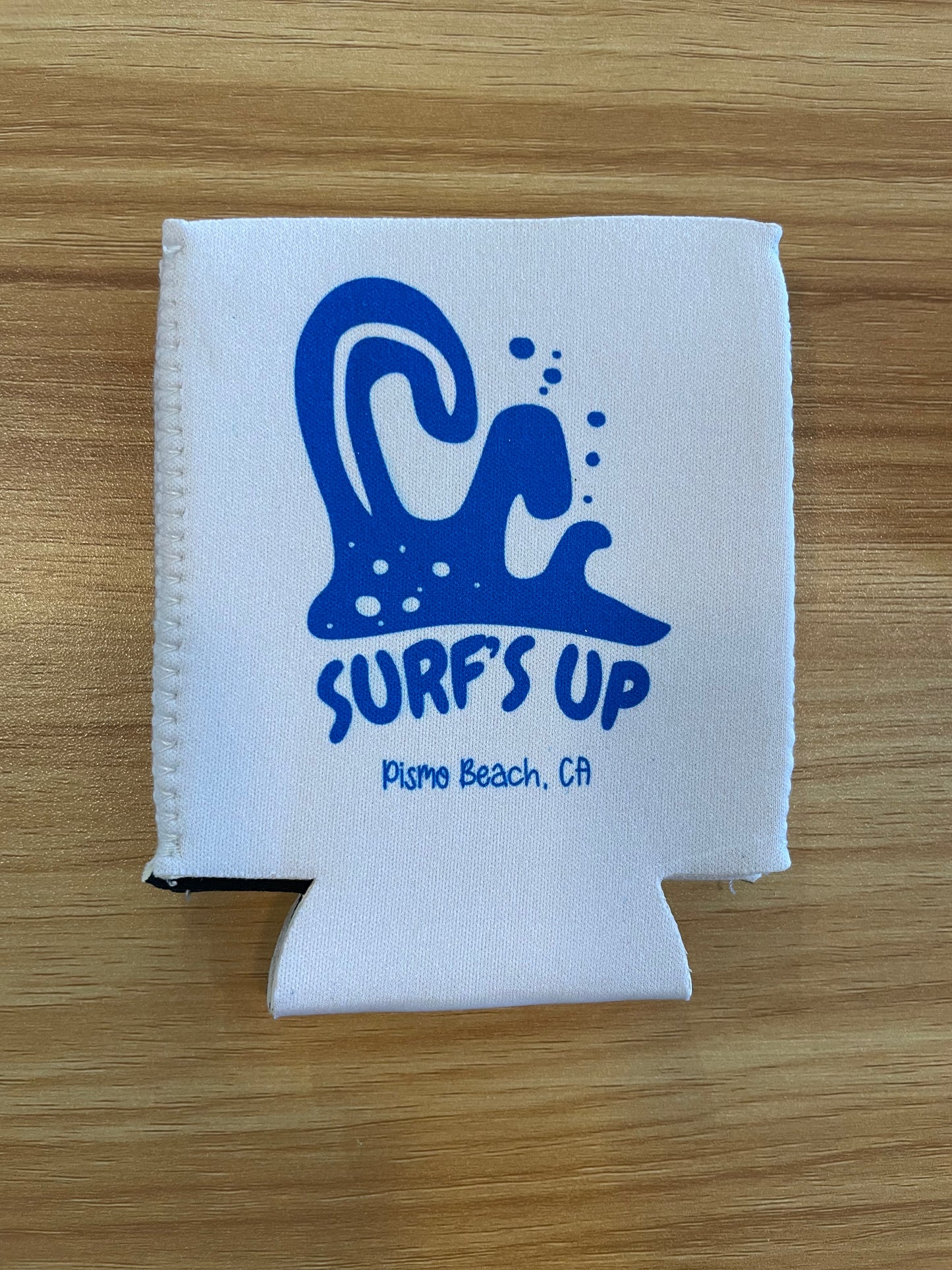 Pismo Beach Slim Can Cooler Koozie - Coastal Drink Sleeve