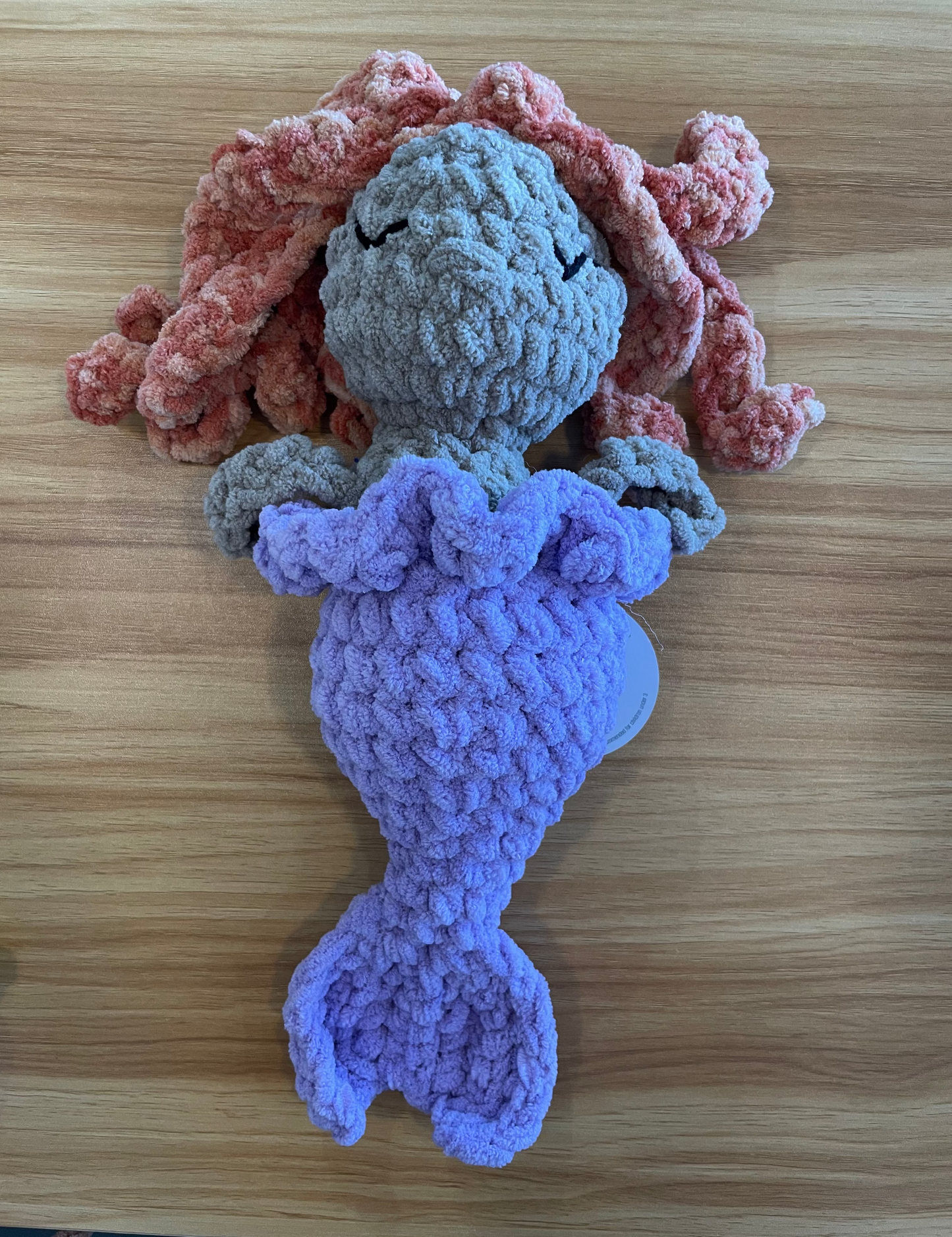 Crochet Plush Mermaid Handmade