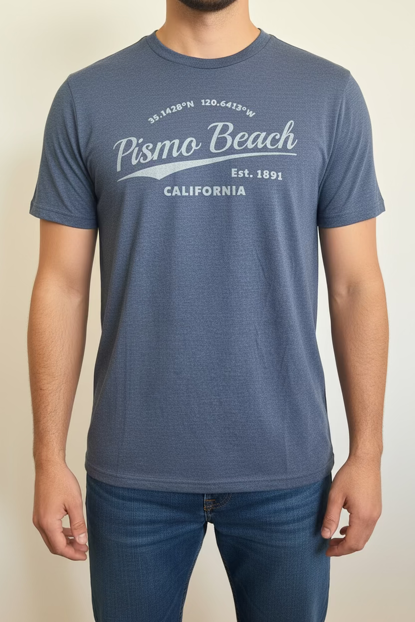 Latitude Pismo Beach - Soft Tri Blend Tshirt