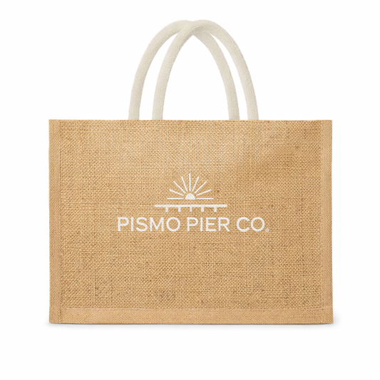 Pismo Pier Co. Jute Tote Bag