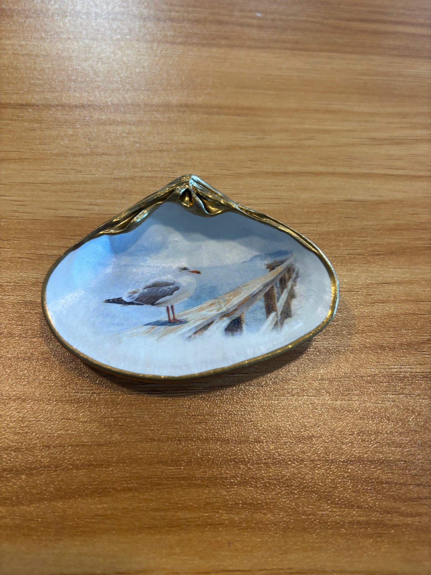 Shell Art Seagull Small