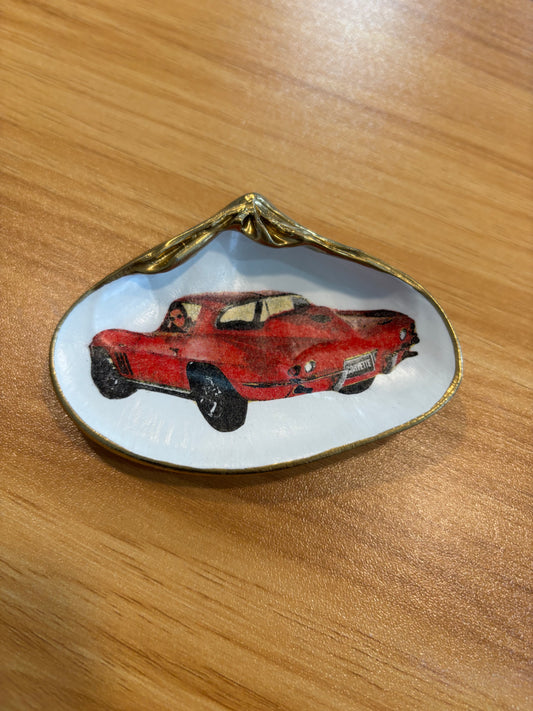 Shell Art Red Sports Car