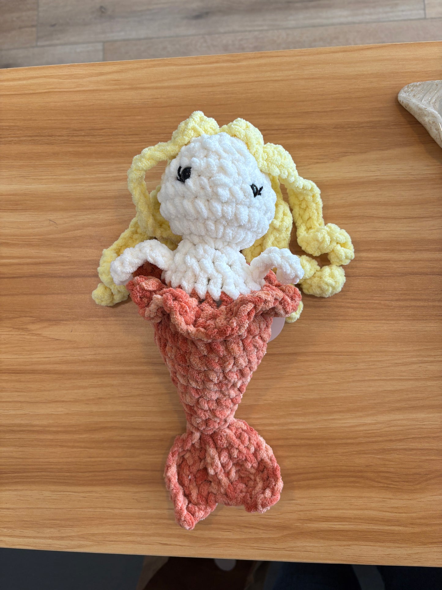 Crochet Plush Mermaid Handmade