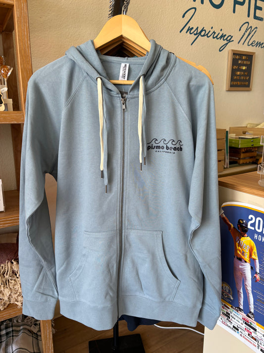 Waves and Stripes Full Zip Hoodie