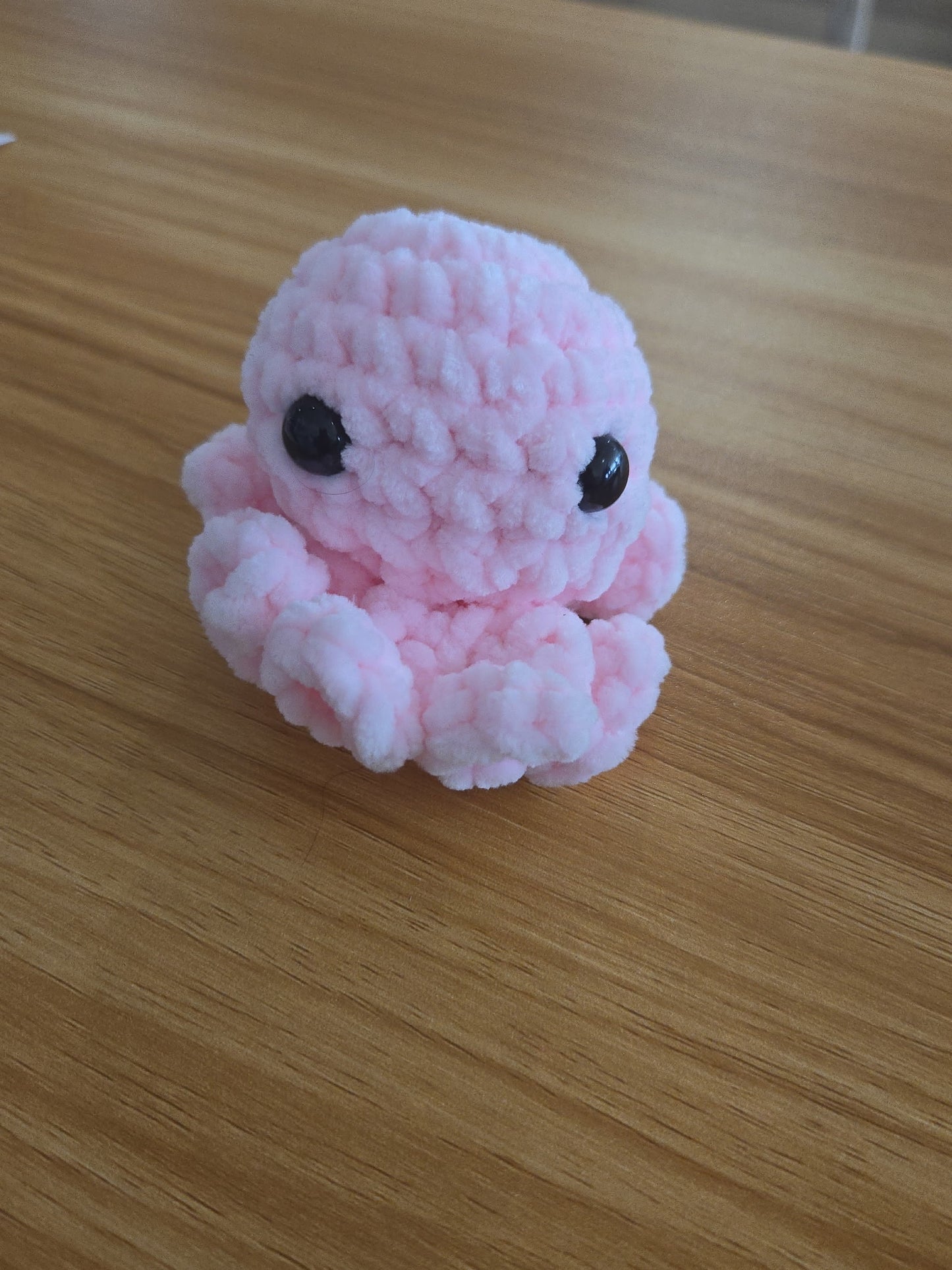 Mini Handmade Crochet Octopus Plush – Soft Chenille Amigurumi