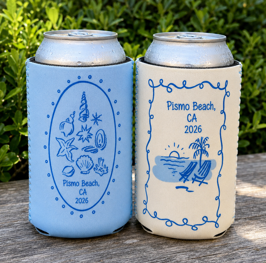 Coastal Can Coolers – Beach & Lake Drink Sleeves, Summer