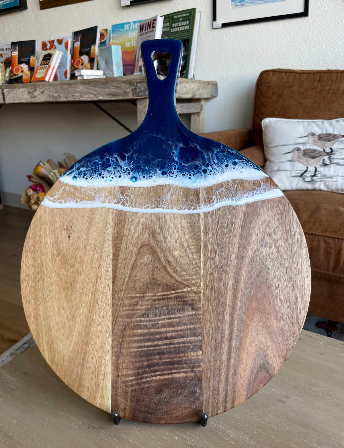 Round Resin Charcuterie Board - 10”