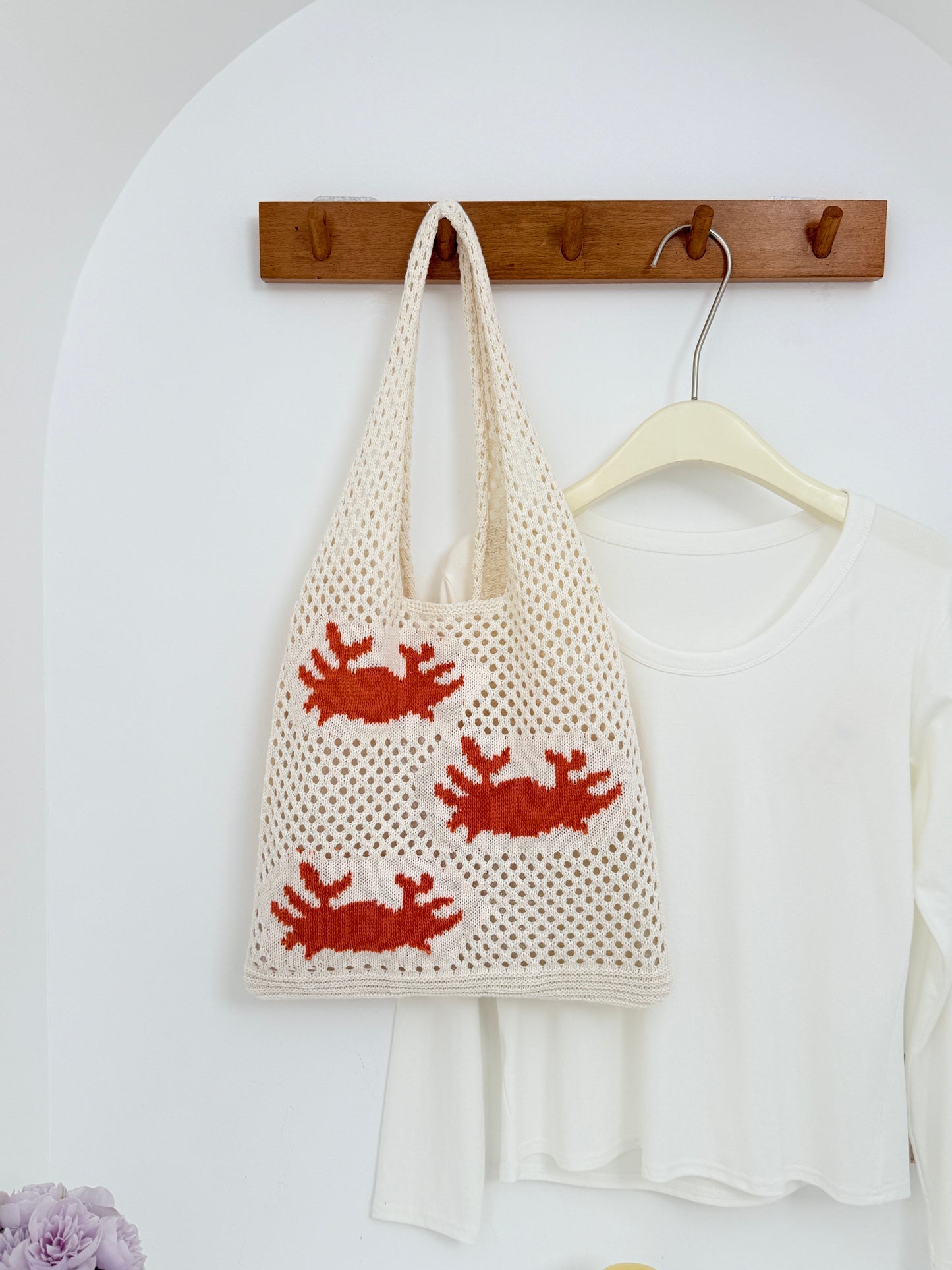 Crochet Beach Tote Bag