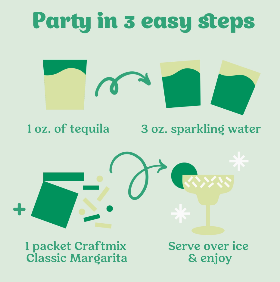 Variety Pack Cocktail Mixers | 6 Servings Multipack
