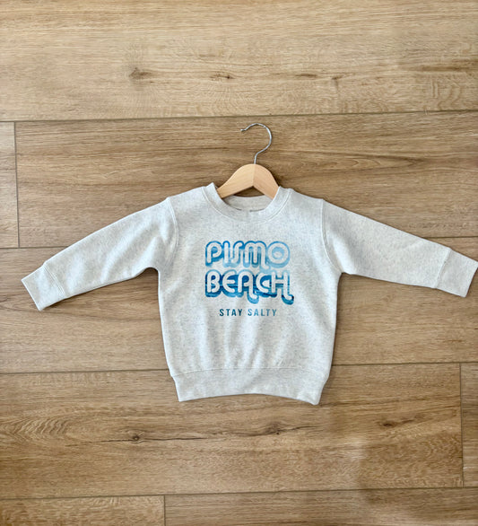 Pismo Beach Stay Salty crewneck sweatshirt in youth size