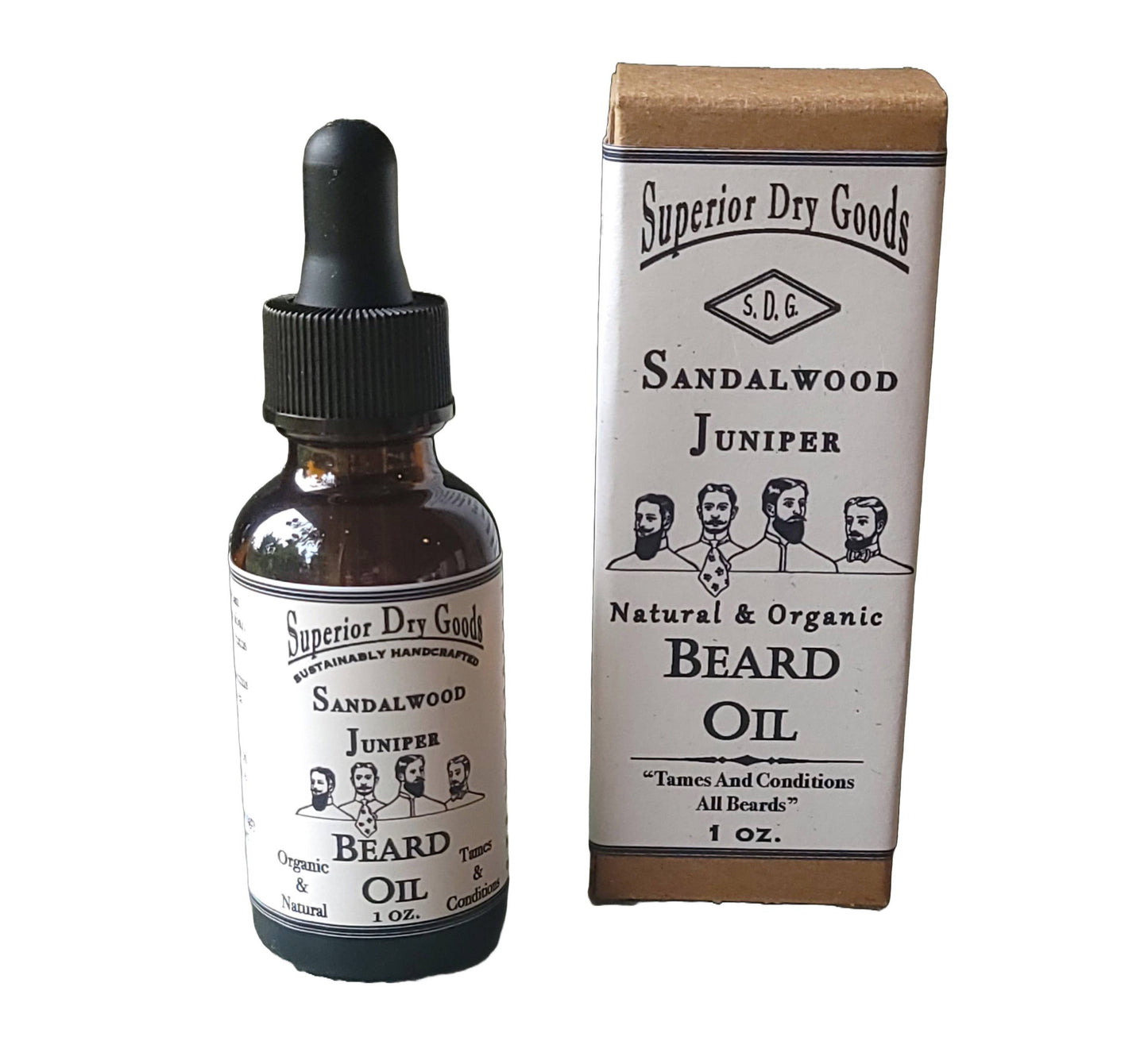 All Natural Sandalwood Juniper Beard Oil | Essential Oils